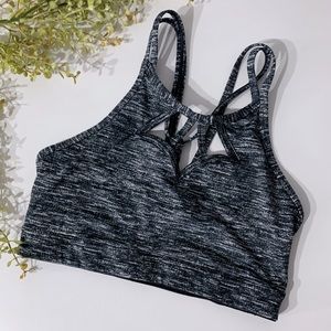 Victoria’s Secret Strappy Gray & Black Soorts Bra
